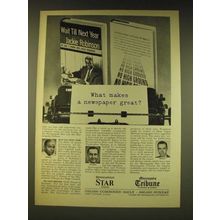 1960 Minneapolis Star and Minneapolis Tribune Newspapers Ad