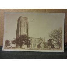 BATCOMBE CHURCH, SOMERSET used antique postcard RP 1910 pm