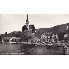 Maria Worth Am Worther See Karnten Austria Real Photo Postcard