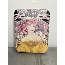 Chocolate Amatller Barcelona EMPTY Collectable Tin Storage Container Display