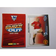 Mikael Sylvestre - Man Utd - Shoot Out 2005 2006 Magic Box Football Card (EF1)