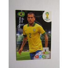 Danni Alves - Brasil 2014 Panini Adrenalyn XL Brazil World Cup (ef1)