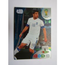 S Papastathopoulos FOIL Greece 2014 Panini Adrenalyn XL Brazil World Cup (ef1)
