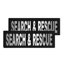 Removable Patches (2 Per Pack) - 1.5 x 4" SEARCH & RESCUE