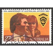 AUSTRALIA 1983: 50th ANNIVERSARY OF AUSTRALIAN JAYCEES - 27c USED (G7)