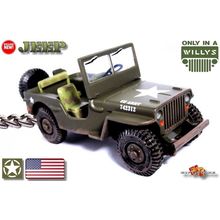RARE KEYCHAIN JEEP WILLYS ARMY WW2 KOREA CUSTOM Ltd Ed.