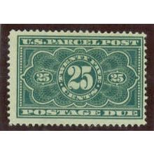 JQ5 25c Parcel Post Just Clears MMH NA0118