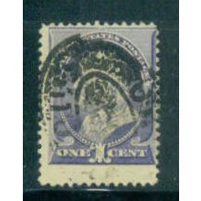 Used 212 1c Benjamin Franklin Average Plus M01482