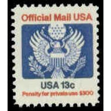 O129 13c Eagle Fine MNH G0596