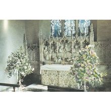 The Last Supper Christian Painting Warham All Saints Church Norfolk Postcard