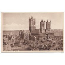 Lincoln Cathedral Lincolnshire Walter Scott Postcard 877
