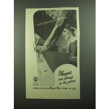 1939 Player's Cigarettes Ad - Gives Me Much Pleasure