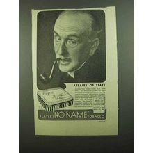 1939 Players No Name Tobacco Ad - Affairs of State