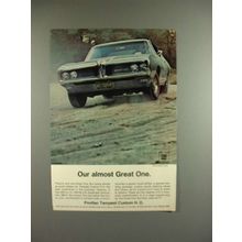 1968 Pontiac Tempest Custom H.O. Car Ad!