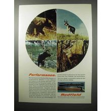 1970 Redfield Rifle Scope Ad - Performance