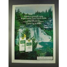 1977 Kool Cigarettes Ad - Get Away From Harsh Taste