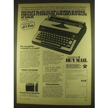 1980 Olympia Monica Electric Portable Typewriter Ad