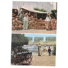 multiview, TANGIER, TANGER, MOROCCO used postcard 1980s postmark