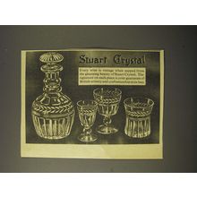 1964 Stuart Crystal Ad - Every wine is vintage when supped from the gleaming