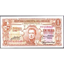 1939 Uruguay Banknote 1 Peso