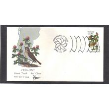 FDC Gill Craft 1997a 20c Hermit Thrush (Cachet-U/A) CV39897
