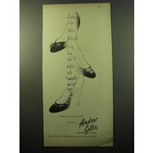 1950 Andrew Geller Romantic Operas Shoes Advertisement