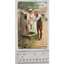 1910 postcard A Little Practice at Aberfoyle