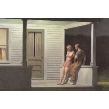 Edward Hopper Summer Evening Painting Postcard