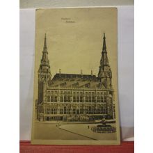 RATHAUS, AACHEN, GERMANY unused antique postcard /