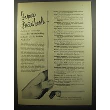 1952 American Meat Institute Ad - In your doctor's hands