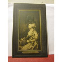 MRS. SIDDONS by Gainsborough unused antique postcard /