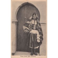 Italian Fatma Caranaica Antique Glamour Italy Old Postcard