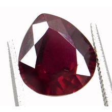 Natural Luxurious Red Rhodolite Garnet 6.80 Ct Pear Cut Gemstone