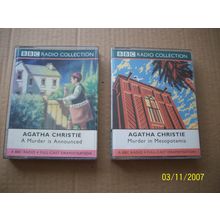 Agatha Christie-Murder in Mesopotamia & A Murder is Announced -Audio Cassettes