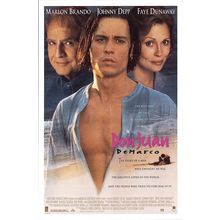 Johnny Depp in 1995’s DON JUAN DEMARCO original folded D/S 27x41 O/S poster