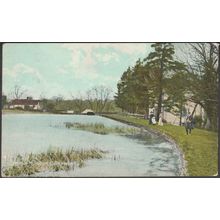 Ifield Mill Pond, Crawley, Sussex, 1907 - Helen Newbery Postcard