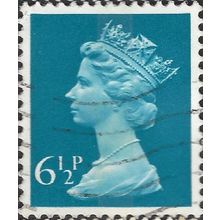 GB, Queen Elizabeth Machin, cerulean blue 1974, 6½p, #5