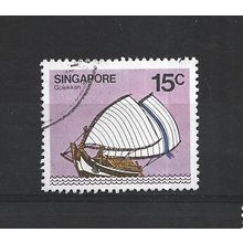 Singapore.SG367 15c Golekkan (sailing craft).Fine Used.Jun25