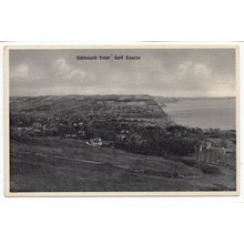 Sidmouth from Golf Course Devon Philco Series Postcard