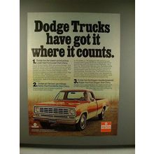 1976 Dodge D-100 Adventurer Pickup Truck Ad - Got it