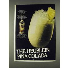1978 Heublein Pina Colada Ad - Just Add Ice