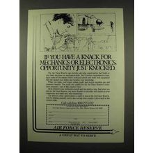 1984 U.S. Air Force Reserve Ad - Knack for Mechanics