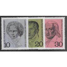 GER 1970 M/M (SET) 'BIRTH BICENTENARIES (3v)' (EBID53-795)