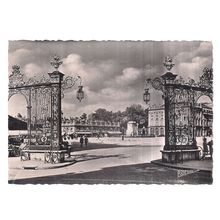 GRILLES DE JEAN LAMOUR ET PLACE STANISLAS, NANCY, FRANCE unused postcard RP