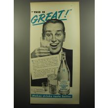 1951 Canada Dry Water Ad - This is great