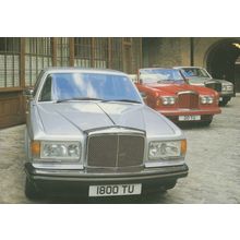 Bentley Eight 8 Continental & Mulsanne 1980s Car Advertising Postcard