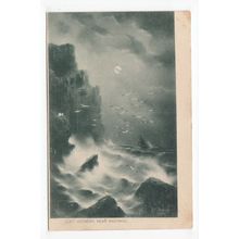 Cliff Scenery near Hastings Postcard 1903 East Sussex Tuck's Rough Sea 1101