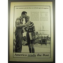 1955 Post Magazine Ad - Cash customers pick the Post over all other