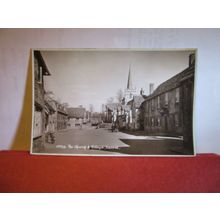 CHURCH & VILLAGE, LACOCK, WILTSHIRE. unused postcard RP by Sweetman 1950s #