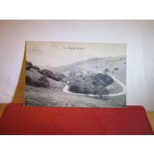 THE ZIGZAG, BOXHILL, Surrey. used antique postcard 1906 pm =